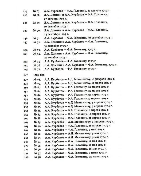 Письма и бумаги прибыльщика Алексея Курбатова (1700-1720-е годы)