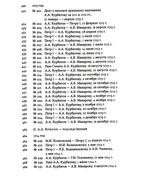 Письма и бумаги прибыльщика Алексея Курбатова (1700-1720-е годы)