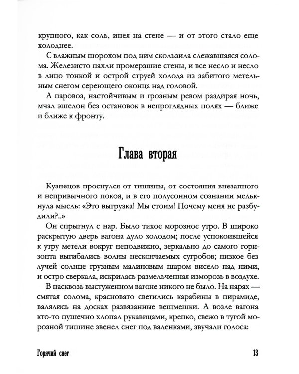 Горячий снег: роман