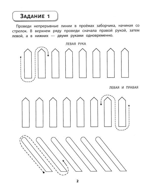 Правая, левая, вместе! Межполушарное взаимодействие: рисуем линии