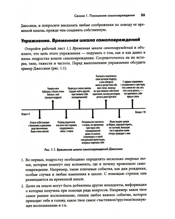 Самоповреждения: рабочая тетрадь по когнитивно-поведенческой терапии