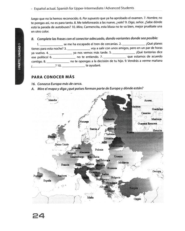 Espanol actual. Spanish for Upper-Intermediate = Современный испанский язык для углубленного изучения: Учебник. Уровни В2-С1: на англ.яз