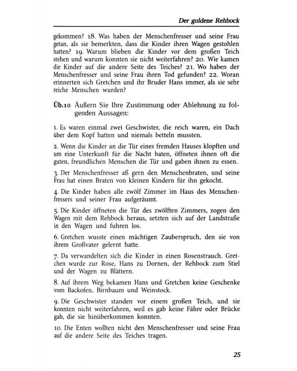 Lesebuch fur Deutschlernende. Книга для чтения по немецкой литературе для изучающих немецкий язык