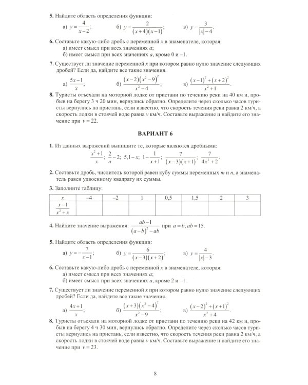 Алгебра. 8 кл. Новые разноуровневые дидактические материалы: Учебное пособие
