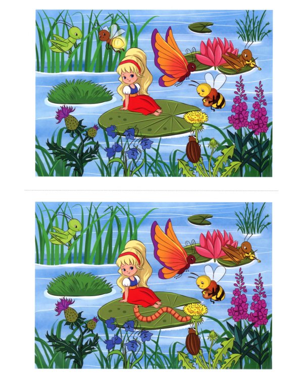 Дюймовочка". Игра на автоматизацию звука (Ч) (5-7 лет)