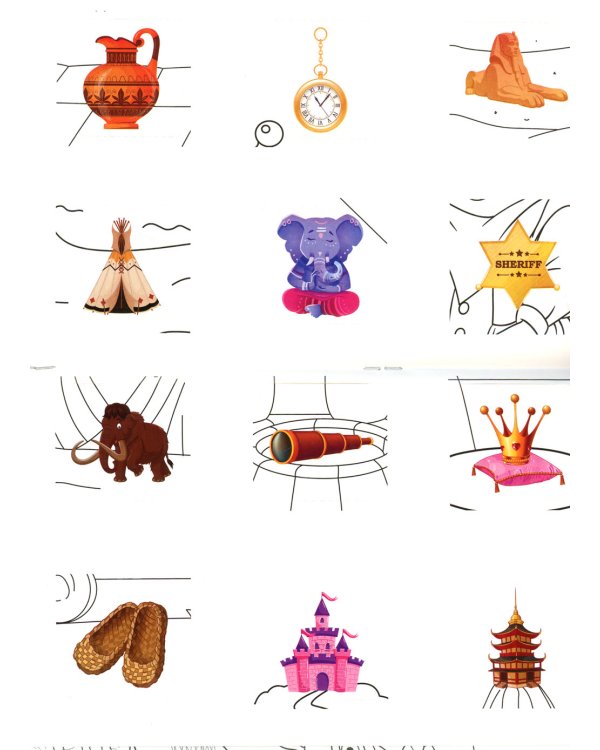 Раскрась и наклей: история: книжка-раскраска