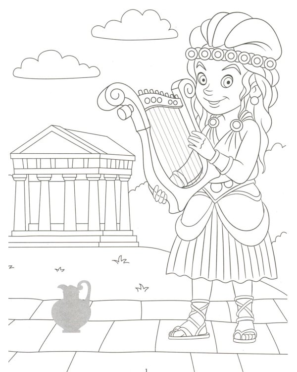 Раскрась и наклей: история: книжка-раскраска