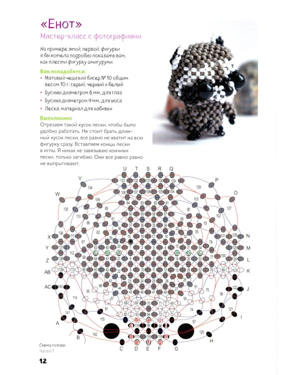 Амигуруми из бисера:15 объемных фигурок со схемами (обложка с бульдогом)