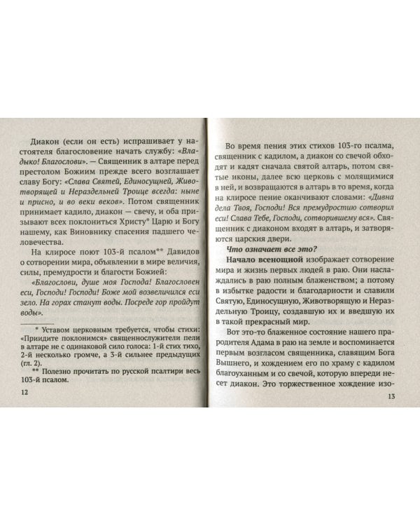 Всенощное бдение и Божественная Литургия с объяснением. Воскресные песнопения в русском переводе протоиерея Василия Михайловского