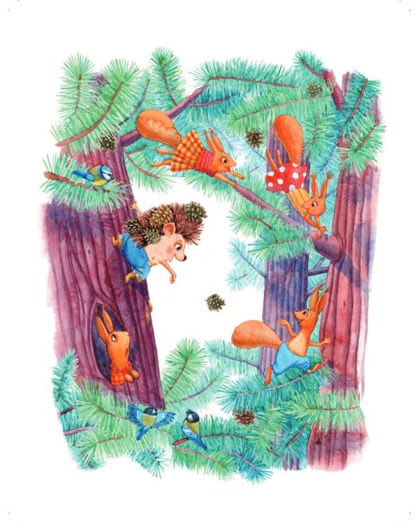 Жили-были ежики