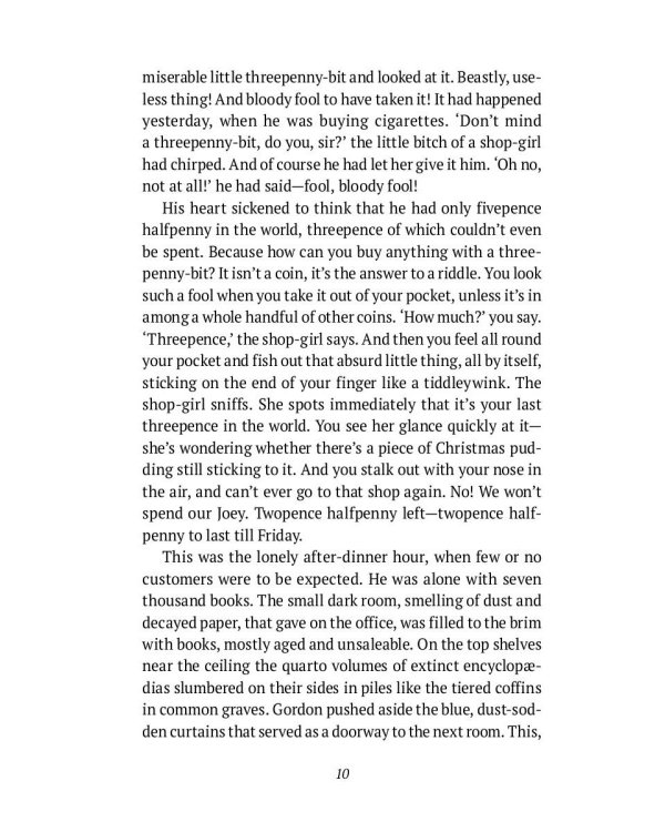 Keep the Aspidistra Flying: на англ.яз