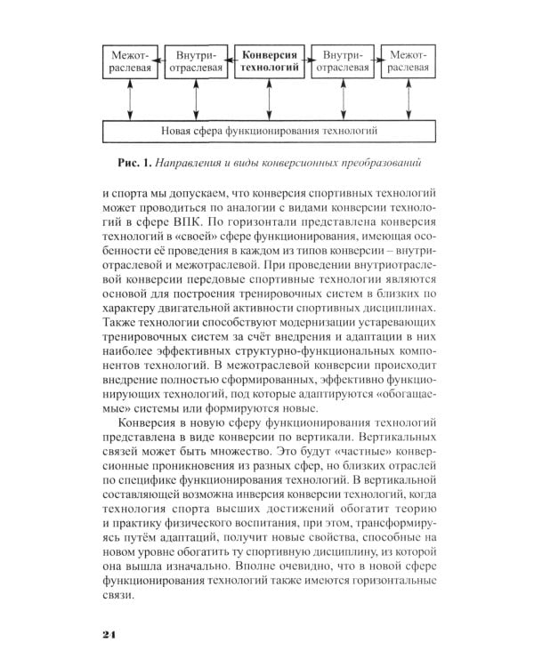 Конверсия спортивных технологий: теоретико-методологич.обоснов. и практич. спос. ее осуществления