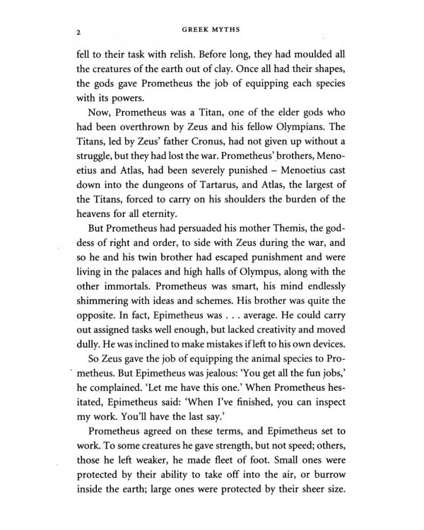 The Greek Myths. Stories of the Greek Gods and Heroes Vividly Retold