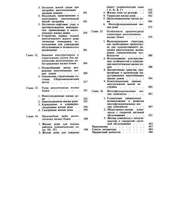 Архитектурное проектирование жилых зданий