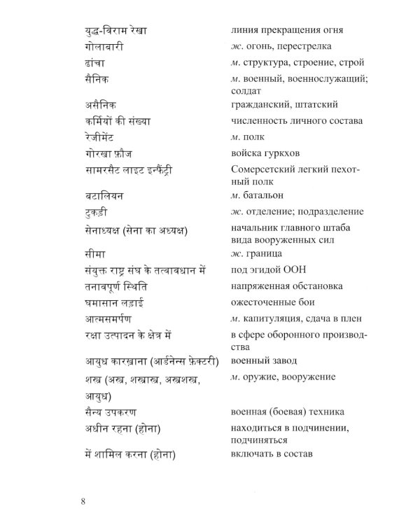 Язык хинди. Основы военного перевода: Учебное пособие. В 2 ч. Ч. 1
