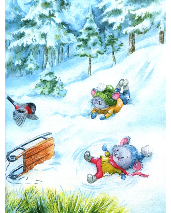 Как кролик Пуговка Новый год встречал: сказка