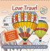 LOVE TRAVEL: раскраска для влюбленных в путешествия: 32 проекта для работы спиртовыми маркерами: Раскраска-антистресс (воздушные шары)