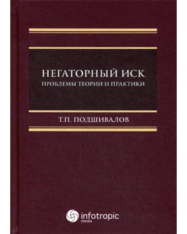 Негаторный иск: проблемы теории и практики: монография