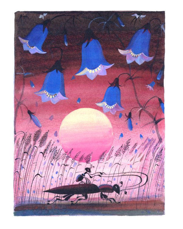 Как муравьишка домой спешил