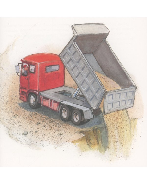 Саша играет в машинки: книжка-картинка