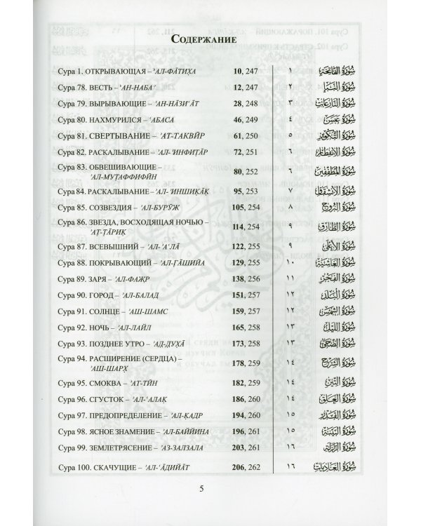 Арабский язык. Изучаем Коран слово за словом. Лексическое толкование и перевод. 30-я часть Карана
