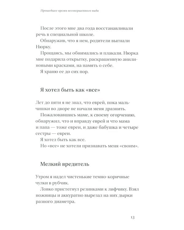 Прошедшее время несовершенного вида… и не только