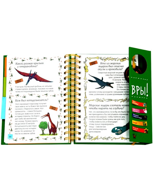 Знакомьтесь: Динозавры! Хорошая книжка для любопытных детей (+ наклейки)