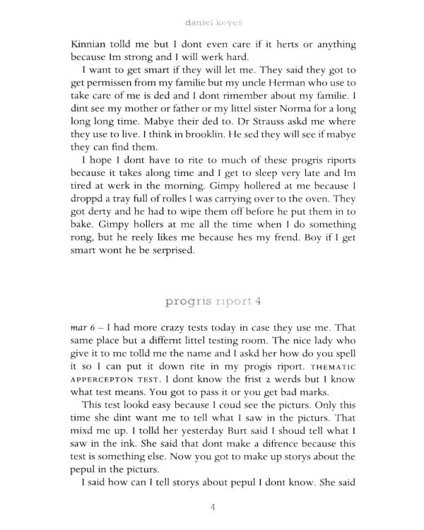 Flowers for Algernon