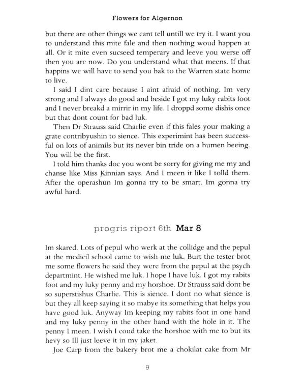 Flowers for Algernon