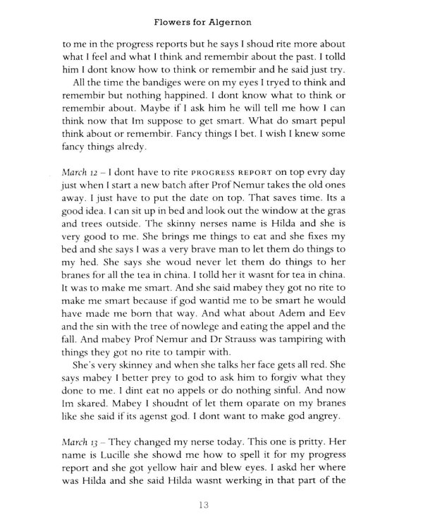 Flowers for Algernon