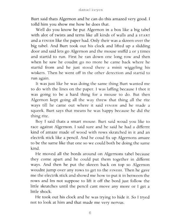 Flowers for Algernon