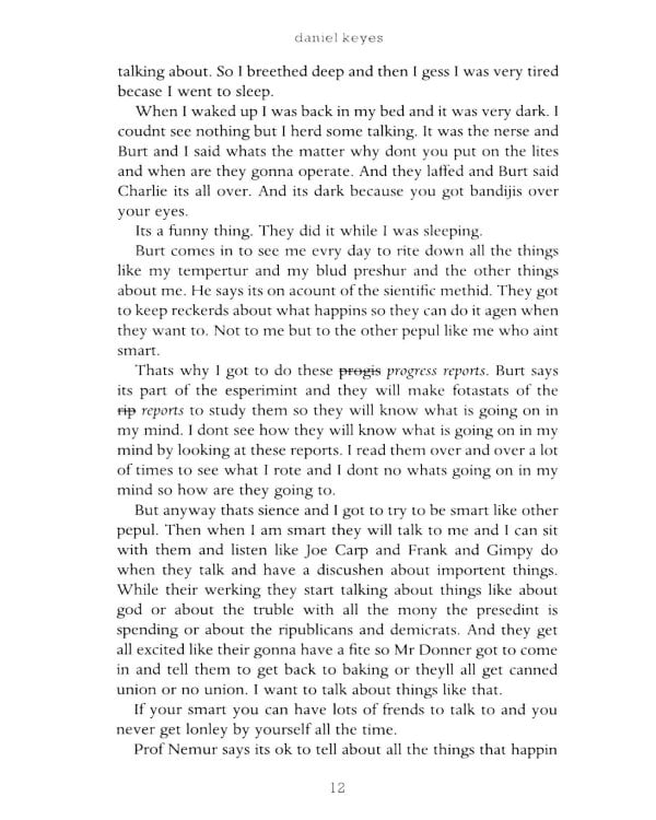 Flowers for Algernon