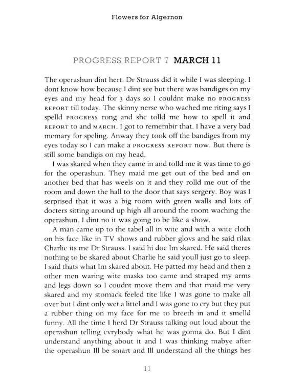 Flowers for Algernon