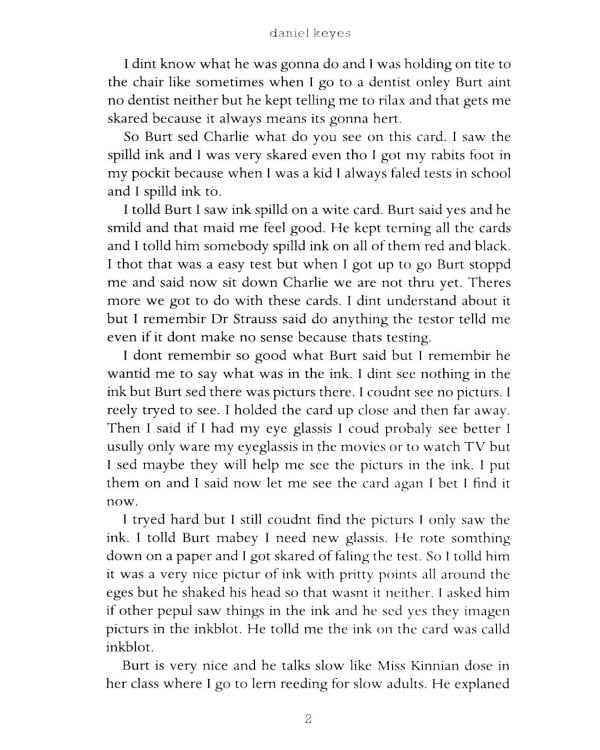 Flowers for Algernon