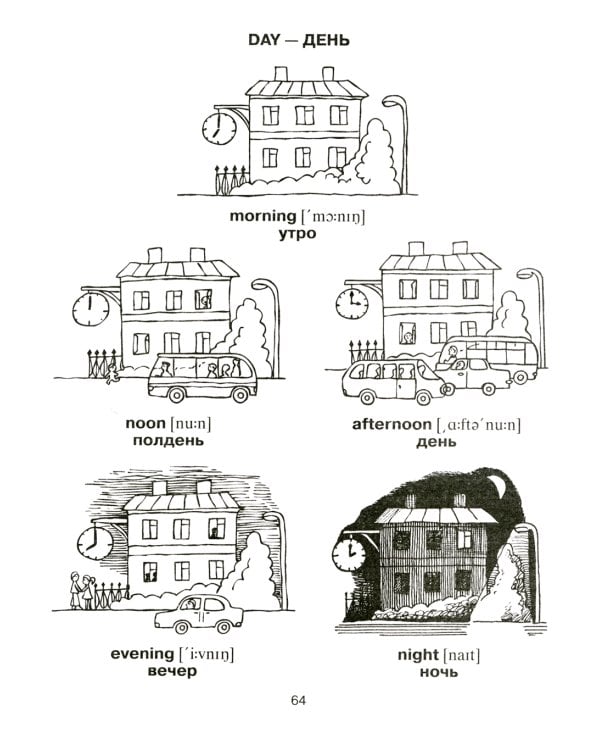 Англо-русский словарик в картинках