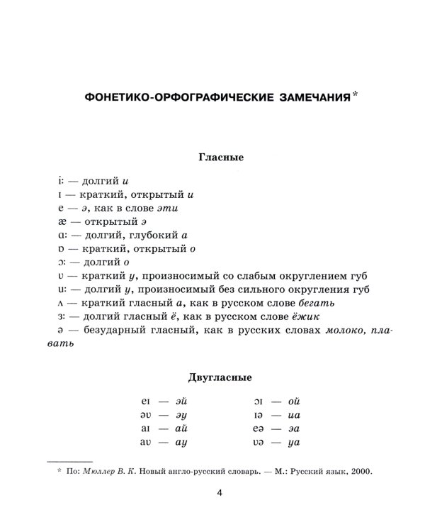 Англо-русский словарик в картинках