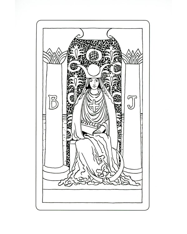 Таро Уэйта в контурах: альбом для раскрашивания и медитации. 3-е изд