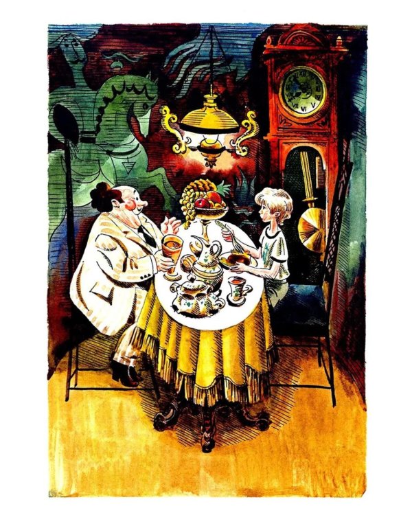 Дети синего фламинго