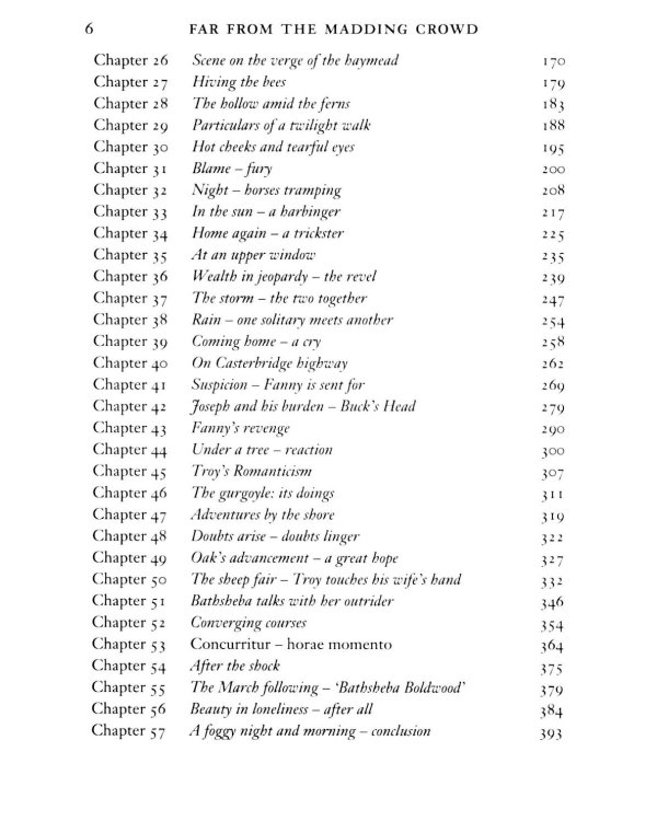 Far from the Madding Crowd