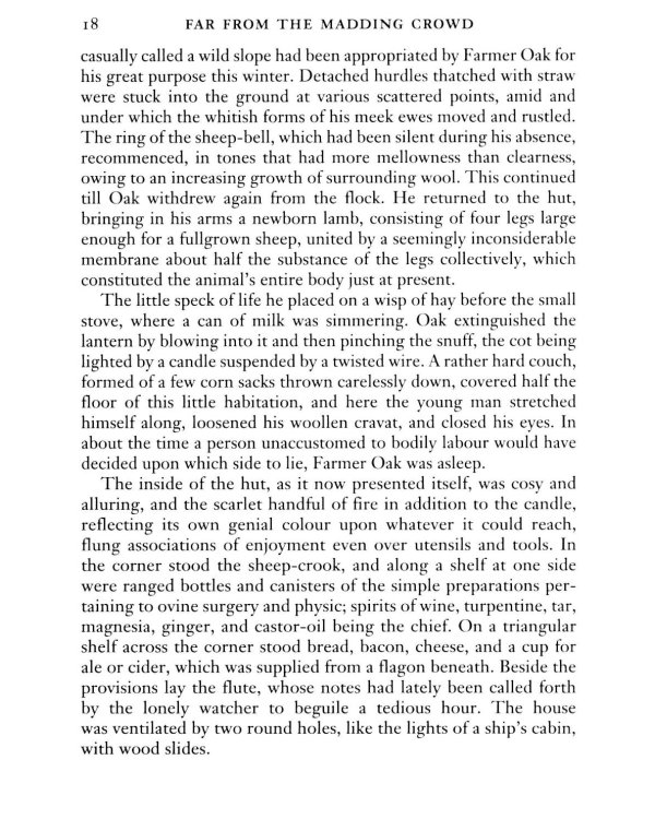 Far from the Madding Crowd