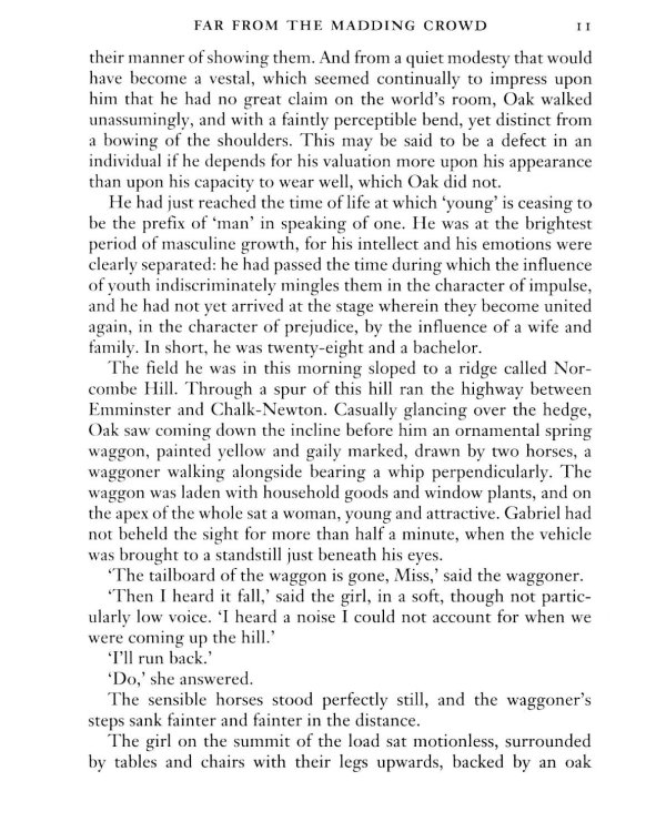 Far from the Madding Crowd