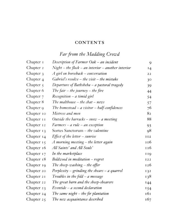 Far from the Madding Crowd