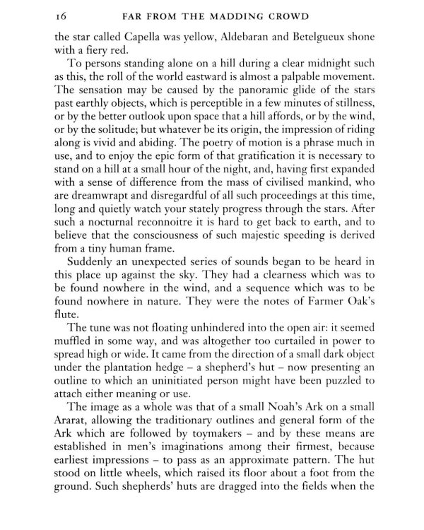 Far from the Madding Crowd