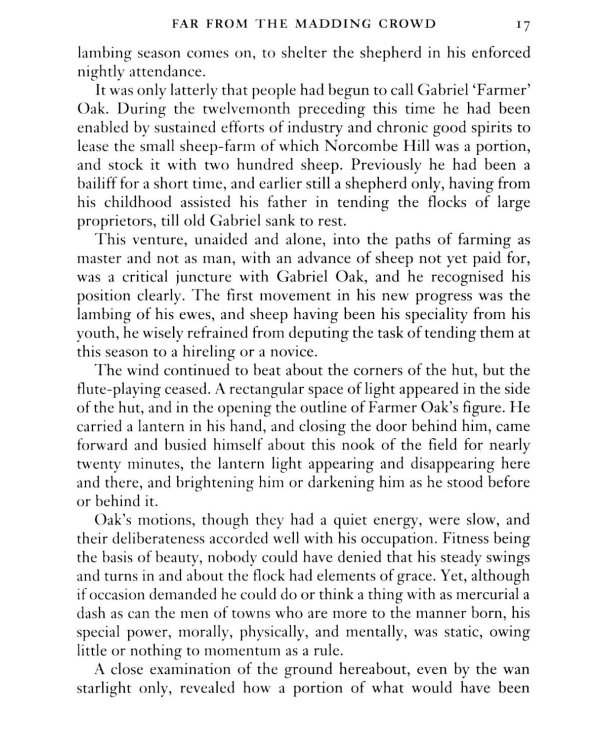 Far from the Madding Crowd