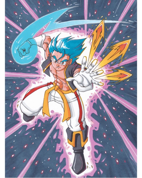 Нарисуй героев манги маркерами. Shonen! (желтая)