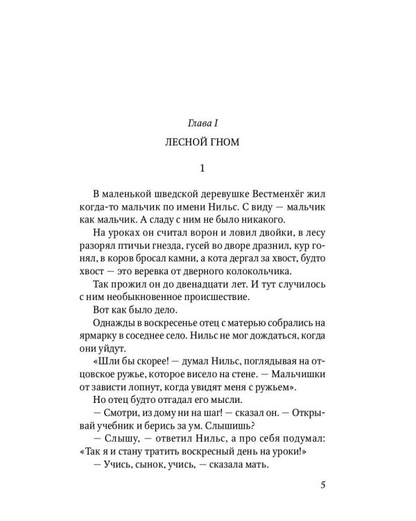 Чудесное путешествие Нильса с дикими гусями