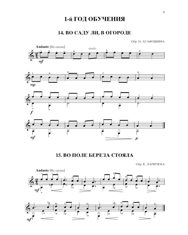 Хрестоматия юного гитариста. Для учащихся 1-3 классов детских музыкальных школ