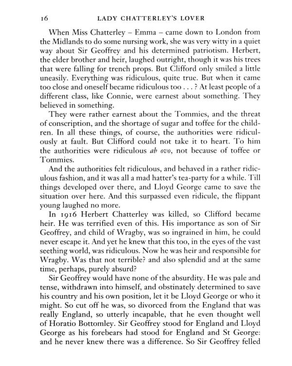 Lady Chatterley's Lover