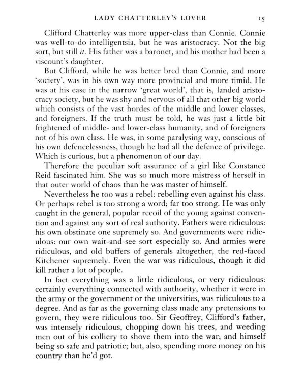Lady Chatterley's Lover