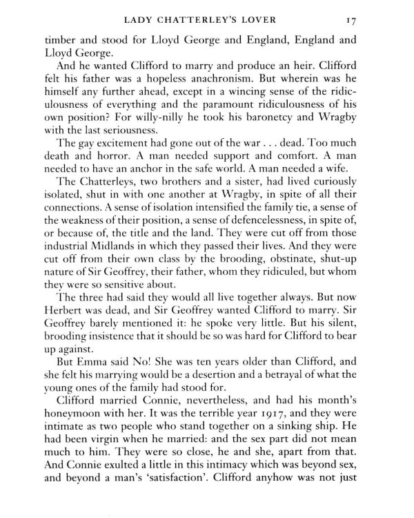 Lady Chatterley's Lover